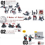 Funny Toys 3 In 1 Tumbling Robot Assembly  Educational DIY