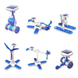 Electronic Control Robot Toy 6 in 1 DIY Solar Assembling Kit